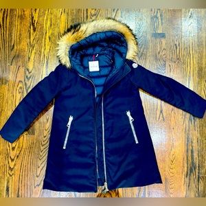 Moncler Long Down Winter Jacket, Women’s Size 1